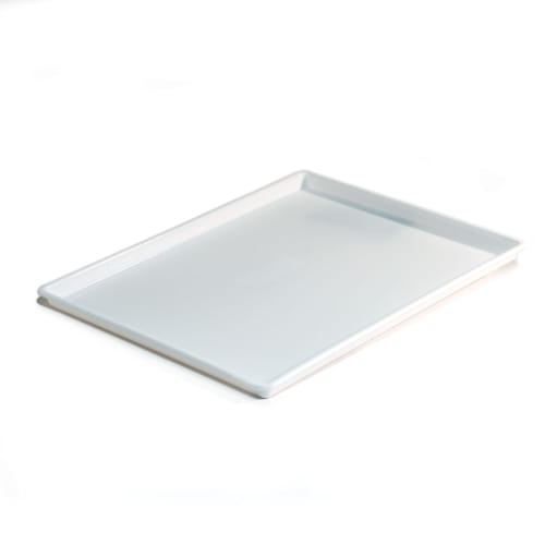 Essential Rectangular Tray with Square Corners, White